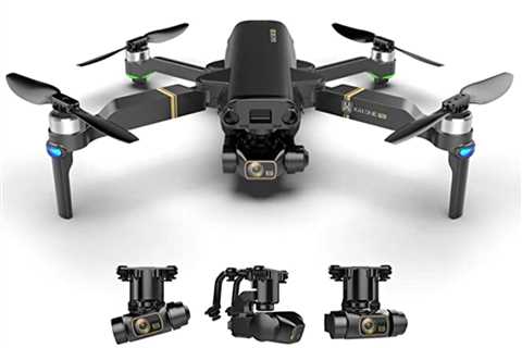 Review 2021 KAI ONE Pro Drone 4K 8K HD Mechanical 3-Axis Gimbal Dual Camera 5G Wifi GPS Professional