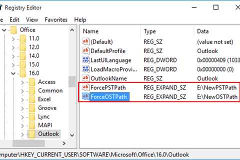 Outlook Regedit Pst? Fix It Immediately