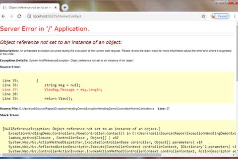 You Need To Get Rid Of Asp Net Mvc Error Handling Issues
