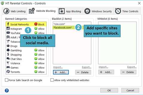 How To Manage The Blocking Of Social Networking Sites In Windows XP?