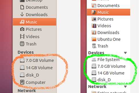 How To Detach An Ubuntu Access Filesystem From A Live CD?
