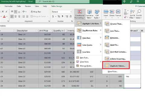 How to remove duplicates in Excel