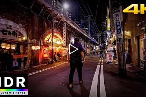 【4K HDR】Monday nights in Tokyo - Shimbashi - Akasaka-mitsuke - Yotsuya