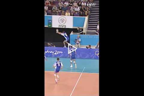 This volleyball save is outrageous! 😵