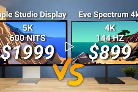 Apple Studio Display vs Eve Spectrum 4K - Which Is the Best Monitor for Mac?