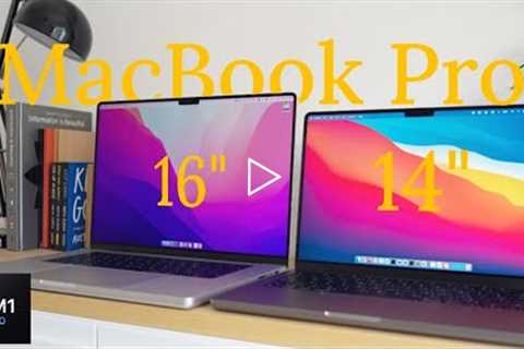 MacBook Pro 14” vs 16” MacBook Pro M1 - Which one? Is all about size!