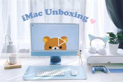 Unboxing - iMac M1 2021 (Blue) แกะกล่อง iMac สีฟ้า ครึ่งแสนได้อะไรบ้าง? | ZANOOK