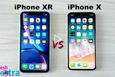 Apple iPhone XR vs iPhone X SpeedTest and Camera Comparison