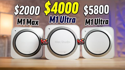 Mac Studio Ultimate Comparison - Is M1 Ultra Worth it?!