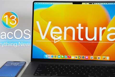 macOS 13 Ventura - Everything New!