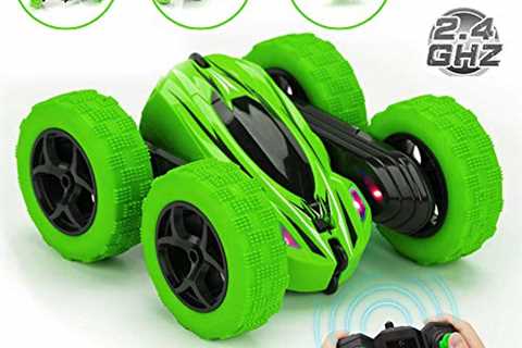 JYToyz RC Stunt Car, Kids Toys Remote Control Racing Car 4WD Double Sided 360° Spins and Flips with ..