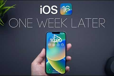 iOS 16 One Week Later - Is it Worth it??