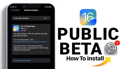 How to install iOS 16 Public Beta & Expected Release Date