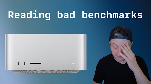 Mac Benchmarking is terrible... reading through poorly performed Mac Studio benchmarks