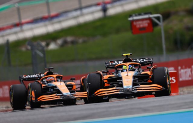 McLaren Racing F1 Austrian GP race- great fighting spirit