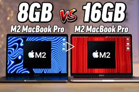 8GB vs 16GB M2 MacBook Pro - HUGE Performance Differences!