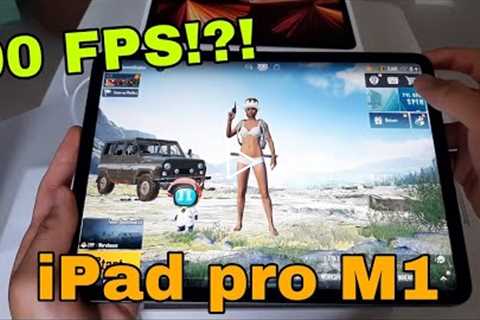 ipad pro M1 unboxing | my first ipad test pubg with handcam😱😱❤️