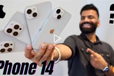 iPhone 14 Series - Hands-on & First Look - Official India Launch Date |  @Techy Guruji