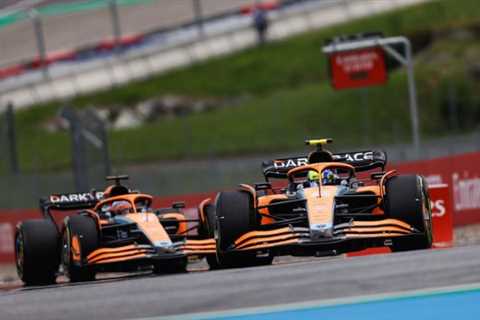  McLaren Racing F1 Austrian GP race- great fighting spirit 