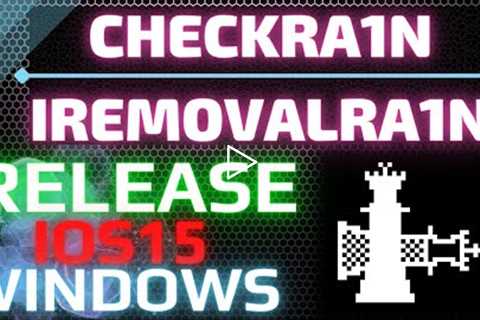 CheckRa1n | iOS 15.4 and older | iRemovalRa1n | RELEASE JULY 2022