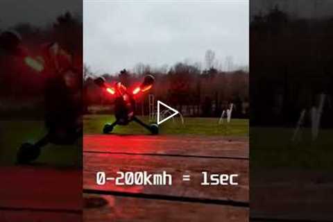 0-200kmh in one second fpv drone takeoff! #drone #fpv #racing #racer #freestyle #launchcontrol