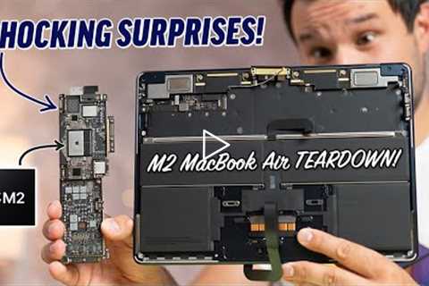 M2 MacBook Air Teardown: Apple's SECRET Revealed (& SSD)