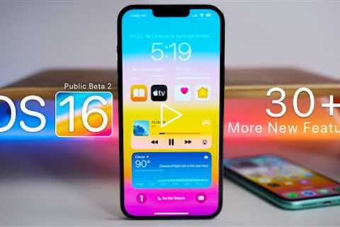 iOS 16 Public Beta 2 - 30+ More New Features