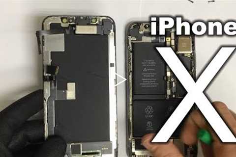 How To Replace iPhone X LCD Glass Screen | LCD Replacement