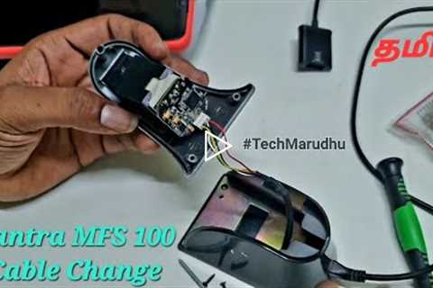 Mantra MFS 100 Cable Change in Tamil.#mantra #biometric #fingerprints #tech #technology #techmarudhu