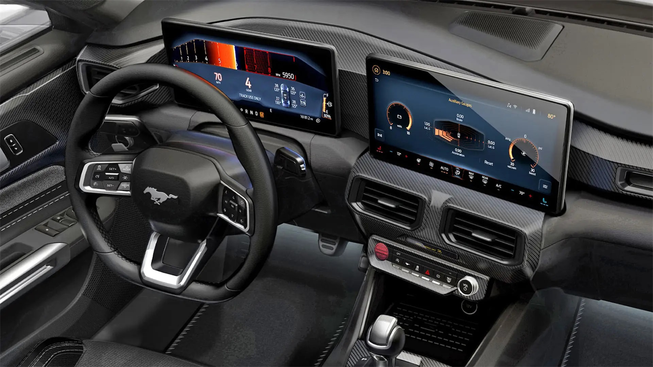 The 2024 Ford Mustang Base Sprouts Weird Dual Tablet-Like Displays