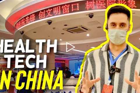 How is technology used to improve health services in China