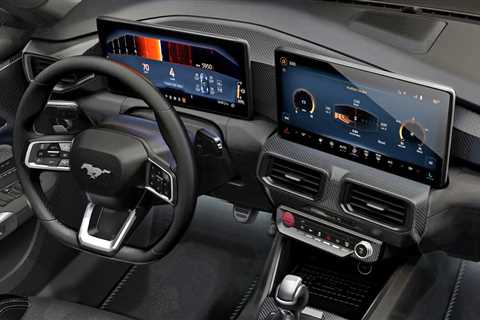 The 2024 Ford Mustang Base Sprouts Weird Dual Tablet-Like Displays