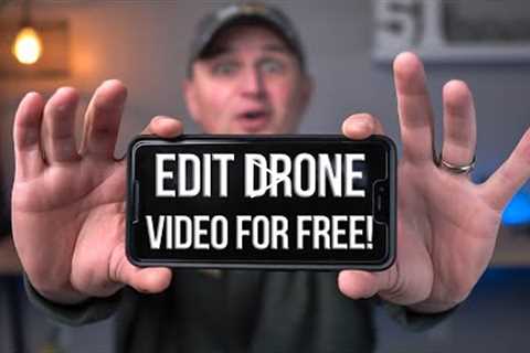 Editing Drone Footage for Beginners - The Free Way! (DJI Fly)