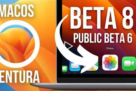 macOS Ventura Beta 8 - What's new?