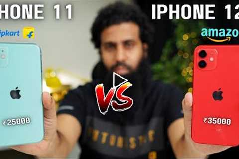 iPhone 12 Vs iPhone 11 in Big Billion Days Sale 2022 | iPhone 12 Vs iPhone 11 Full Comparison 2022