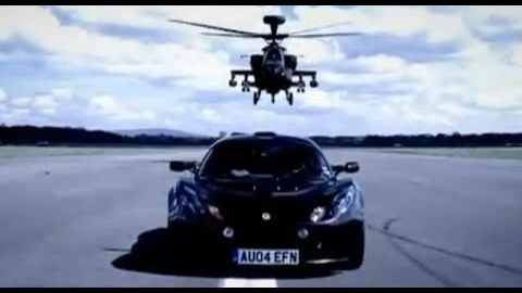 Lotus Exige vs. Apache Helicopter | Top Gear