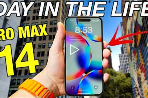 iPhone 14 Pro Max - Real Day In The Life Review! (Battery & Camera Test)