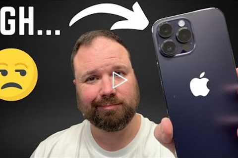 Annoying iPhone 14 Pro Camera Issue! Dynamic Blur...