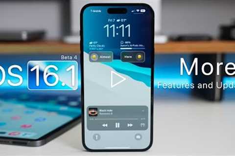 iOS 16.1 - More Features and Updates