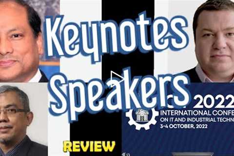 ICIT 22: Keynotes Speakers of International Conference of IT & Industrial Technologies FAST -..