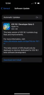 ❤ iOS 16.1 beta 5 now available ahead of public release later this month [U: Public beta]