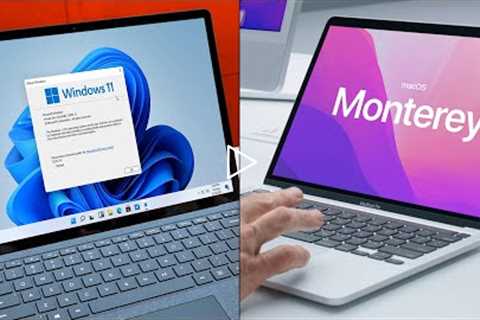 Windows 11 vs MacOS Monterey (Watch their first reveals)