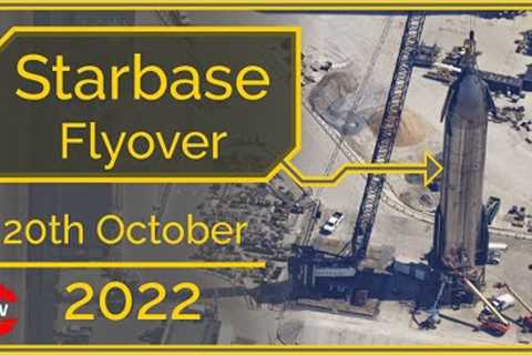 SpaceX Starbase, Tx Flyover October 20, 2022