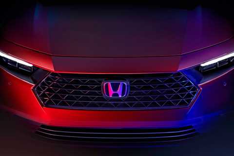 2023 Honda Accord Teased With Big Grille, Improved Hybrid Powertrain
