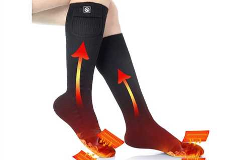 Electrical Rechargeable Battery Thick Lengthy Ski Socks for Winter Chilly Climate Searching..