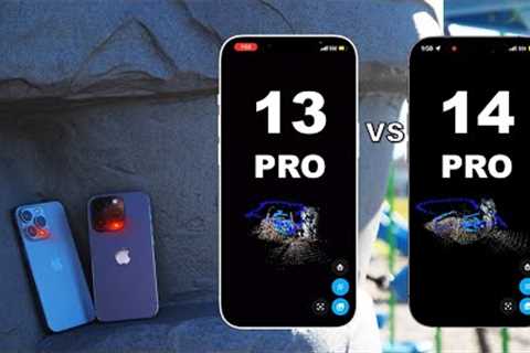 iPhone 13 Pro vs iPhone 14 Pro - LiDAR and Camera Mapping Accuracy