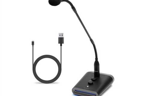 Movo GM-7 | 18 Skilled USB Gooseneck Microphone with Mic Achieve and RGB for $69