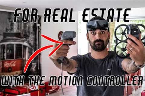 DJI Avata for REAL ESTATE with the MOTION CONTROLLER! BTS included