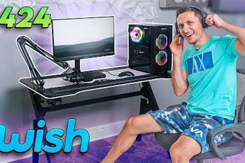 I Built the Cheapest Gaming Setup using only Wish!