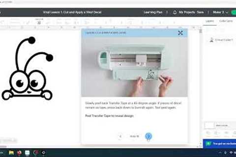 Cricut Learning Plan Kit Vinyl Tutorial